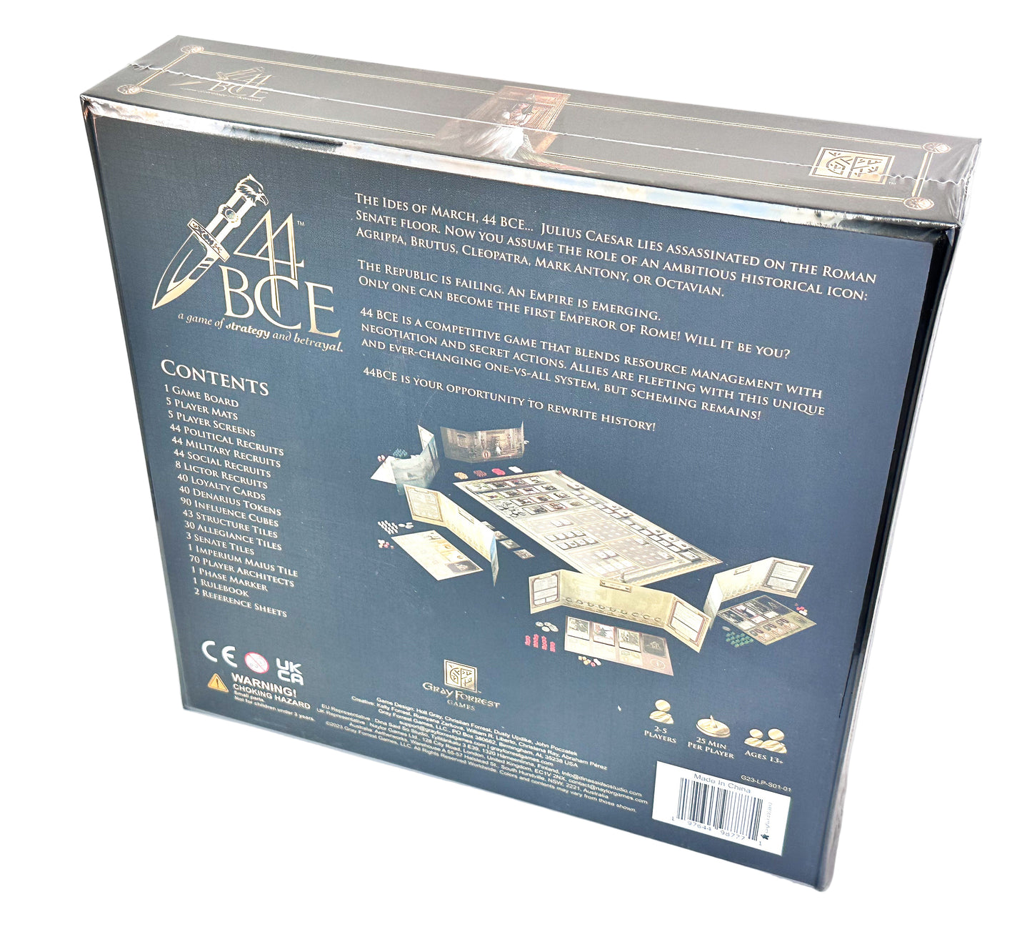 44 BCE: A Game of Strategy and Betrayal