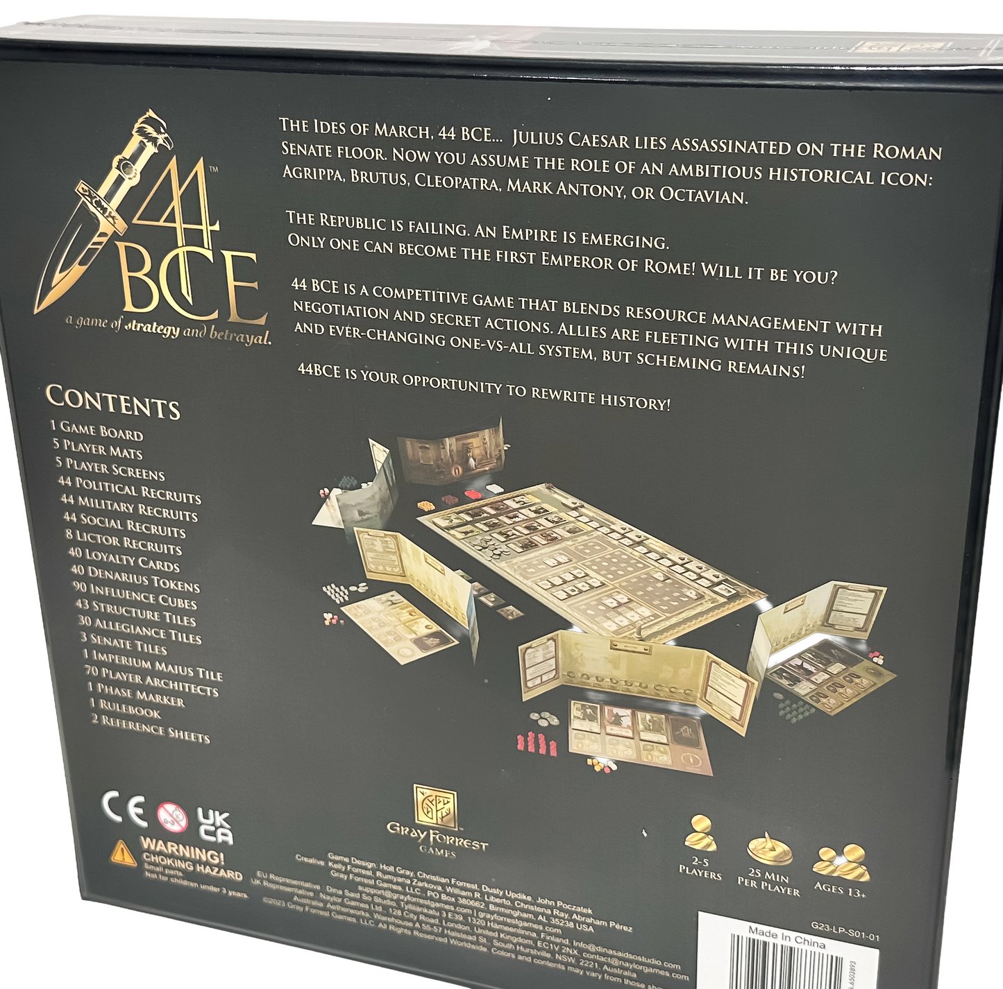 44 BCE: A Game of Strategy and Betrayal